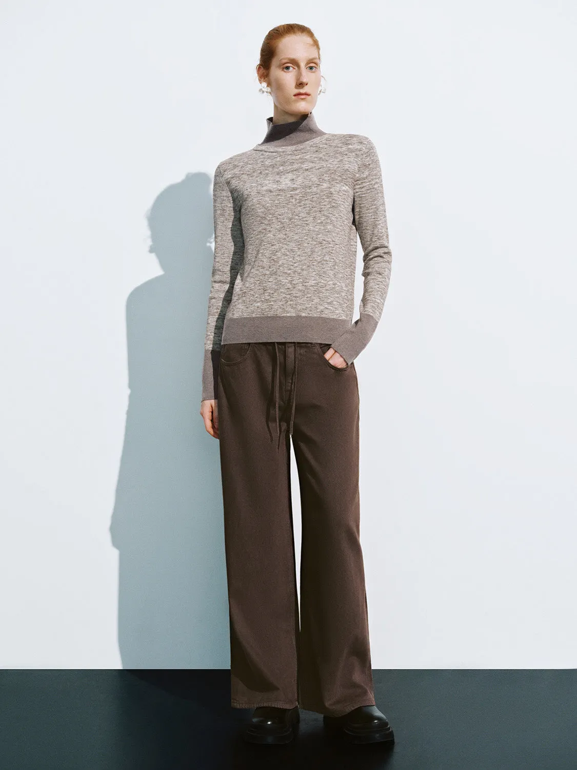 Turtle Neck Knitted T-Shirts sold by Urban Revivo product image thumbnail 4