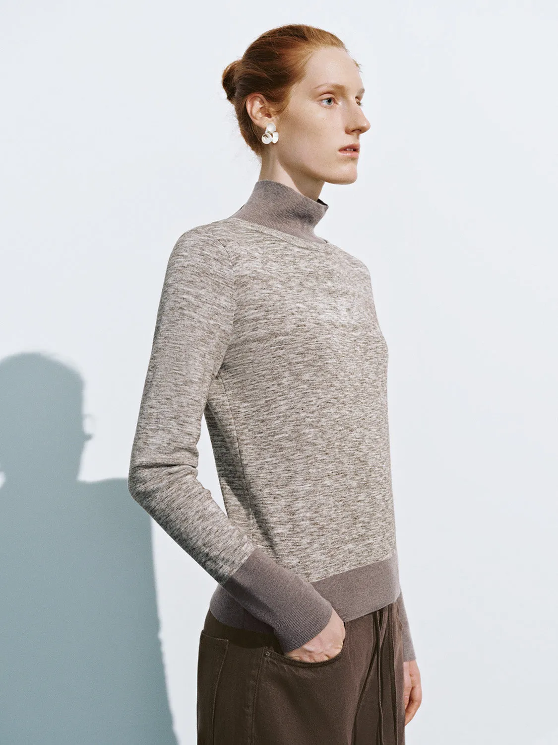 Turtle Neck Knitted T-Shirts sold by Urban Revivo product image thumbnail 2