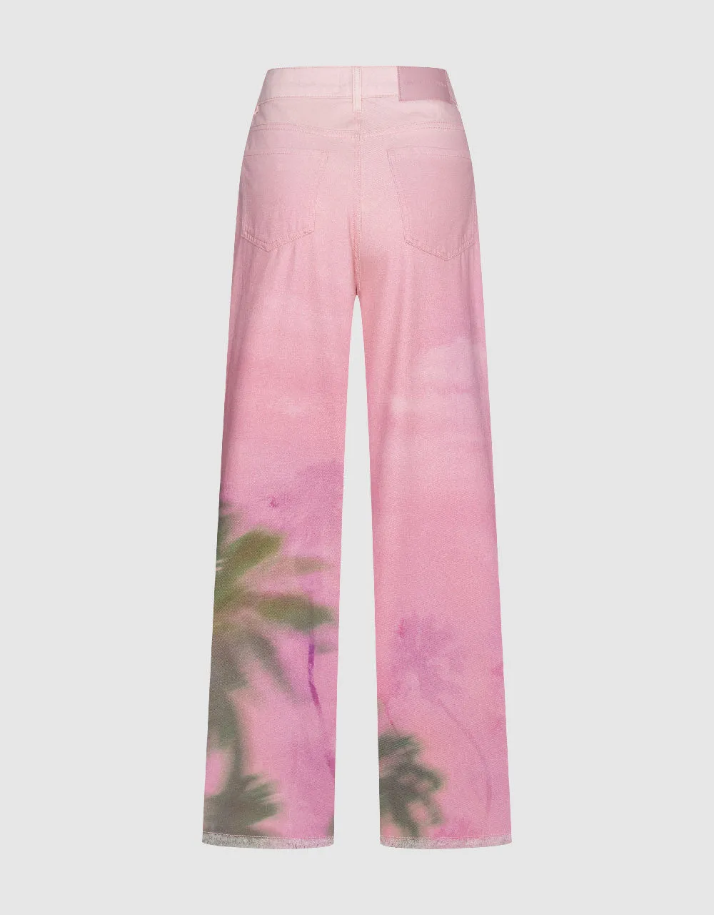 Printed Wide-Leg Jeans sold by Urban Revivo product image thumbnail 2
