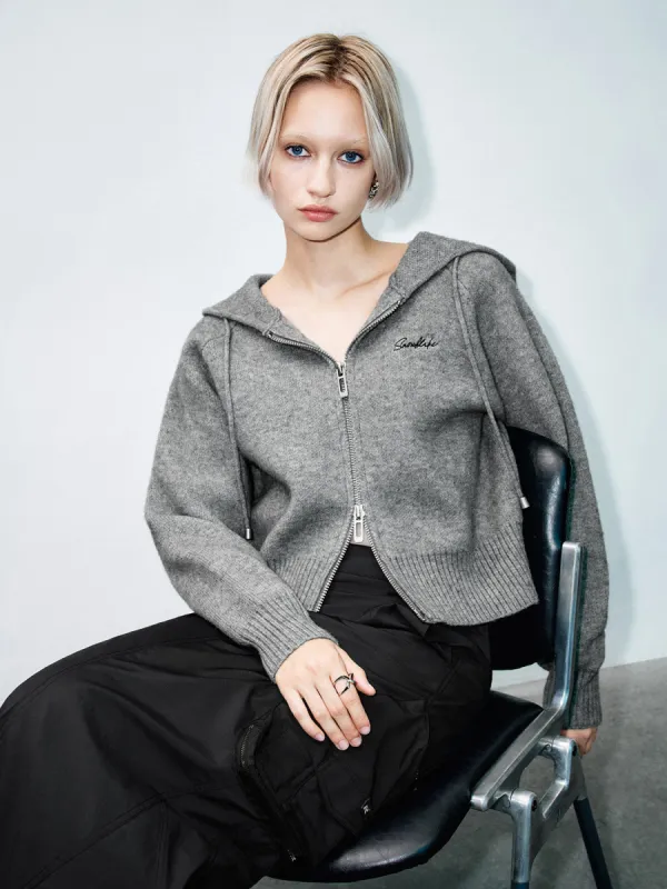 Hoodie Knitted Cardigans sold by Urban Revivo