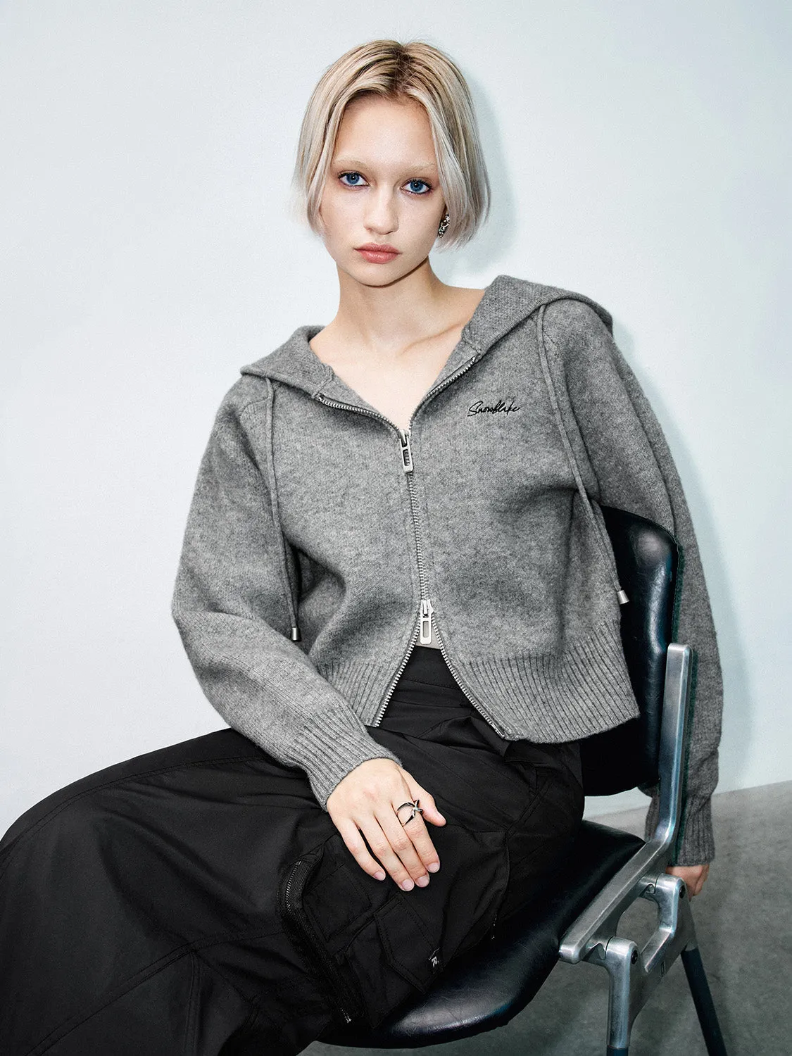 Hoodie Knitted Cardigans sold by Urban Revivo