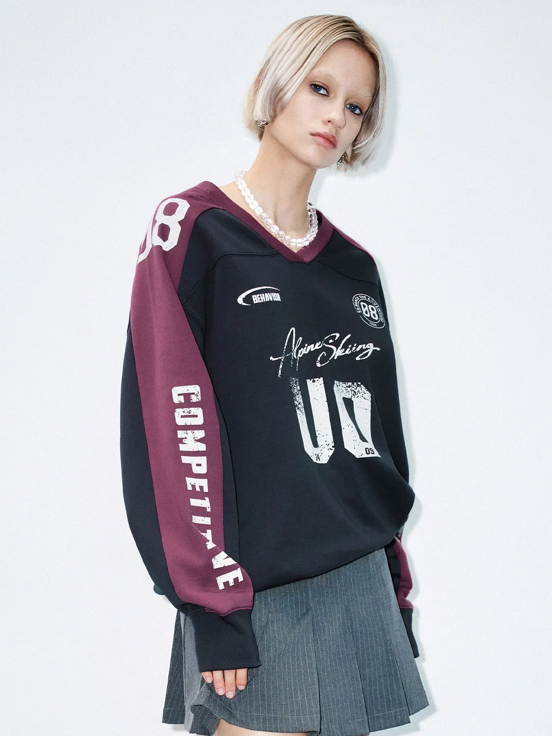 Loose Printed Sweatshirts sold by Urban Revivo