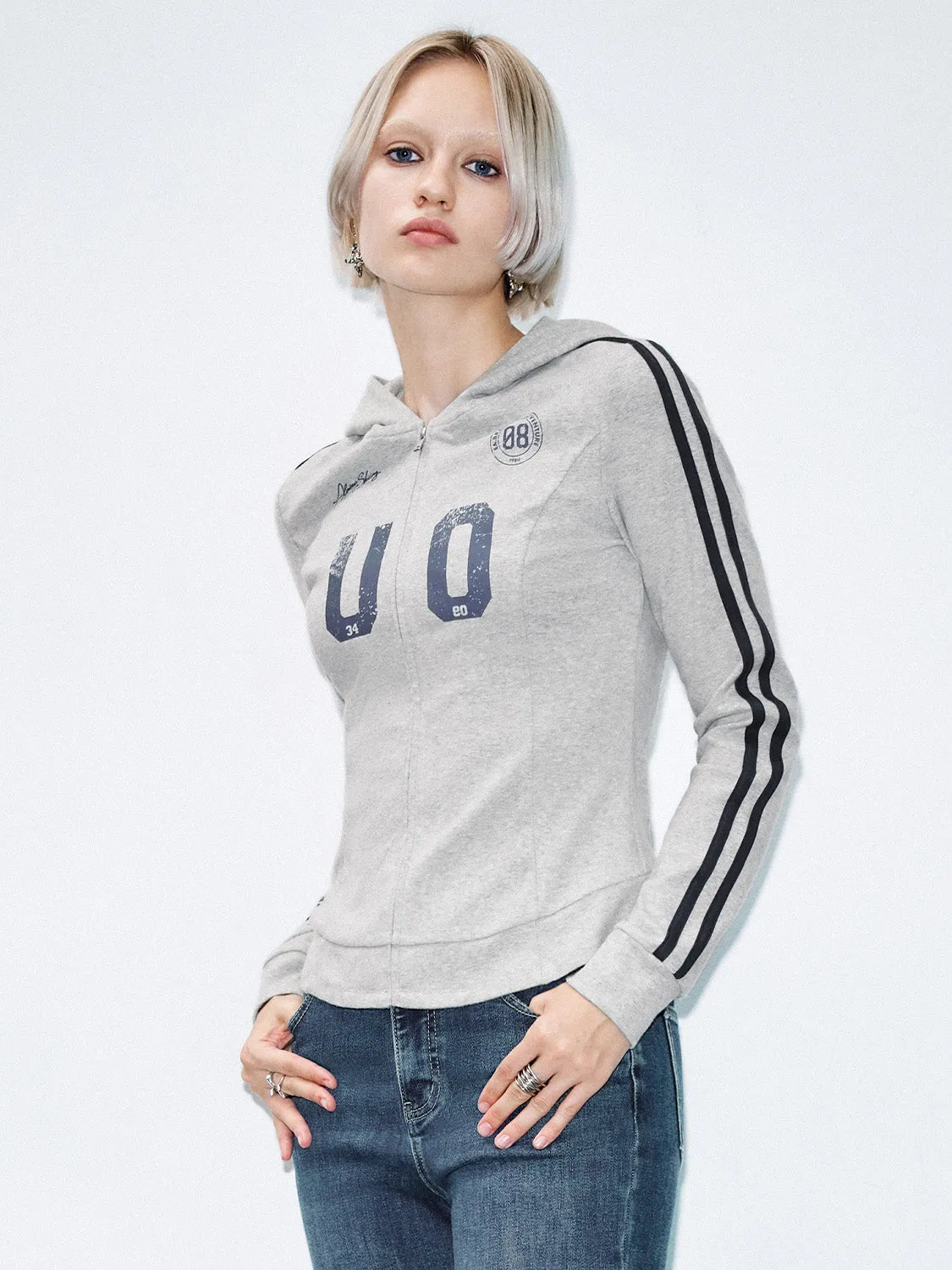 Skinny Zip Up Front Jackets sold by Urban Revivo product image thumbnail 2