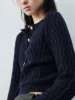 Crew Neck Skinny Knitted Cardigan sold by Urban Revivo