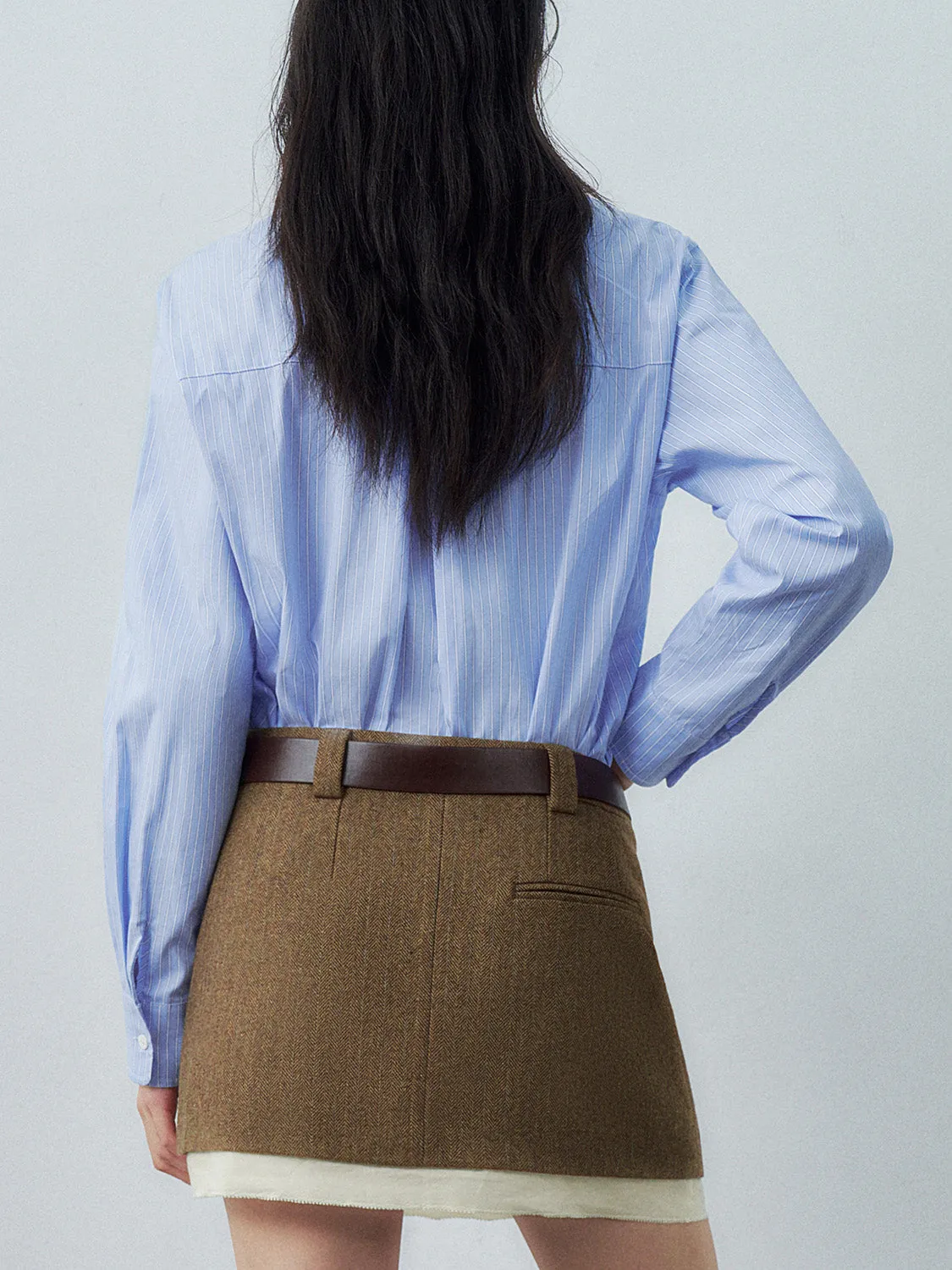 Button Down Long Sleeve Shirts sold by Urban Revivo product image thumbnail 3