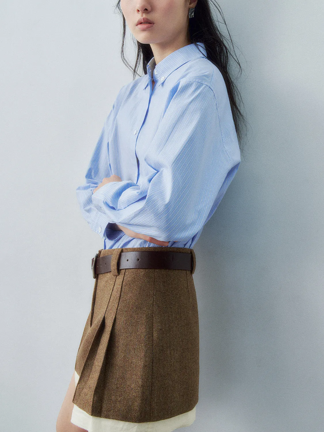 Button Down Long Sleeve Shirts sold by Urban Revivo product image thumbnail 2