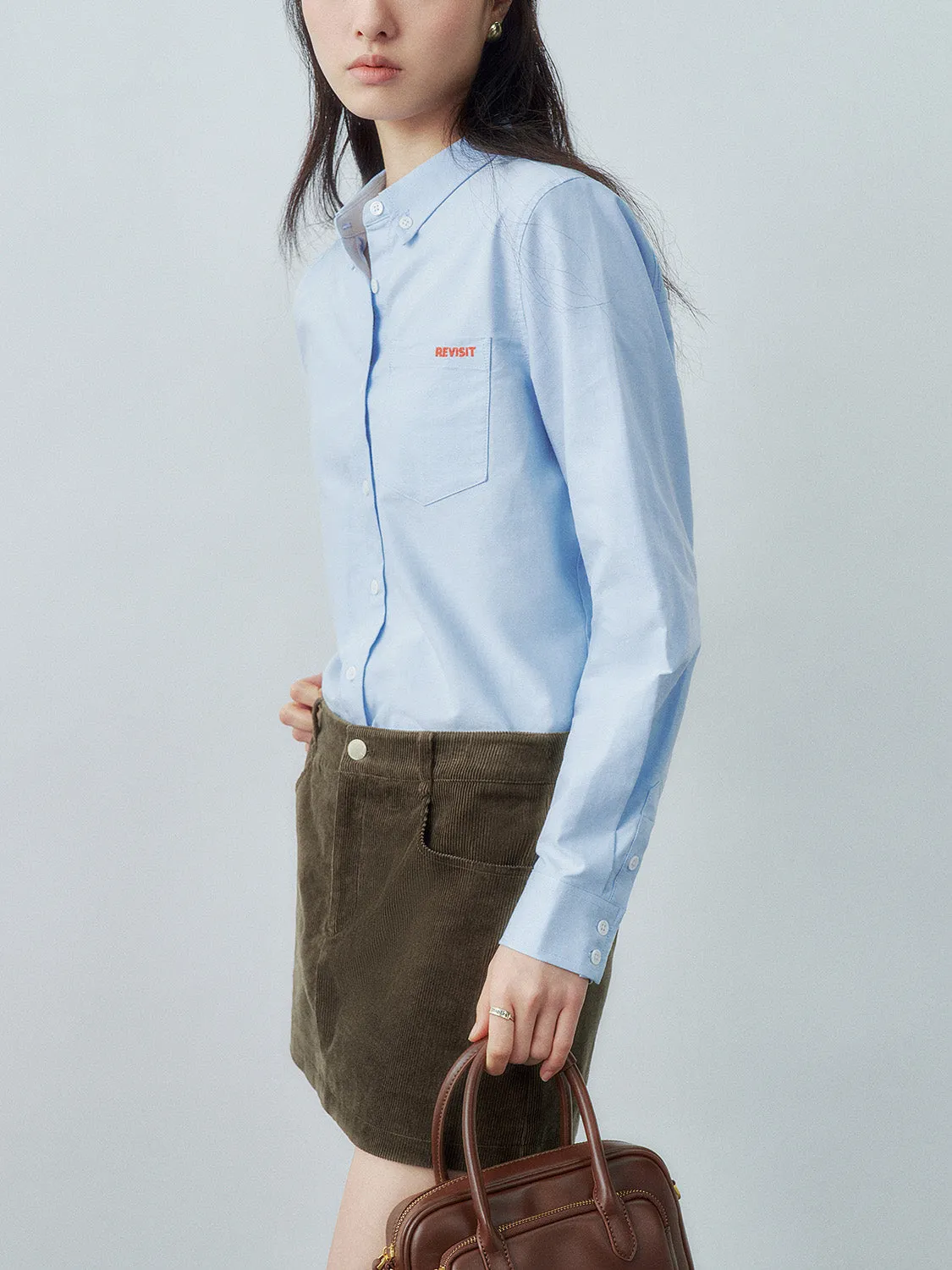 Button Down Long Sleeve Shirts sold by Urban Revivo product image thumbnail 2