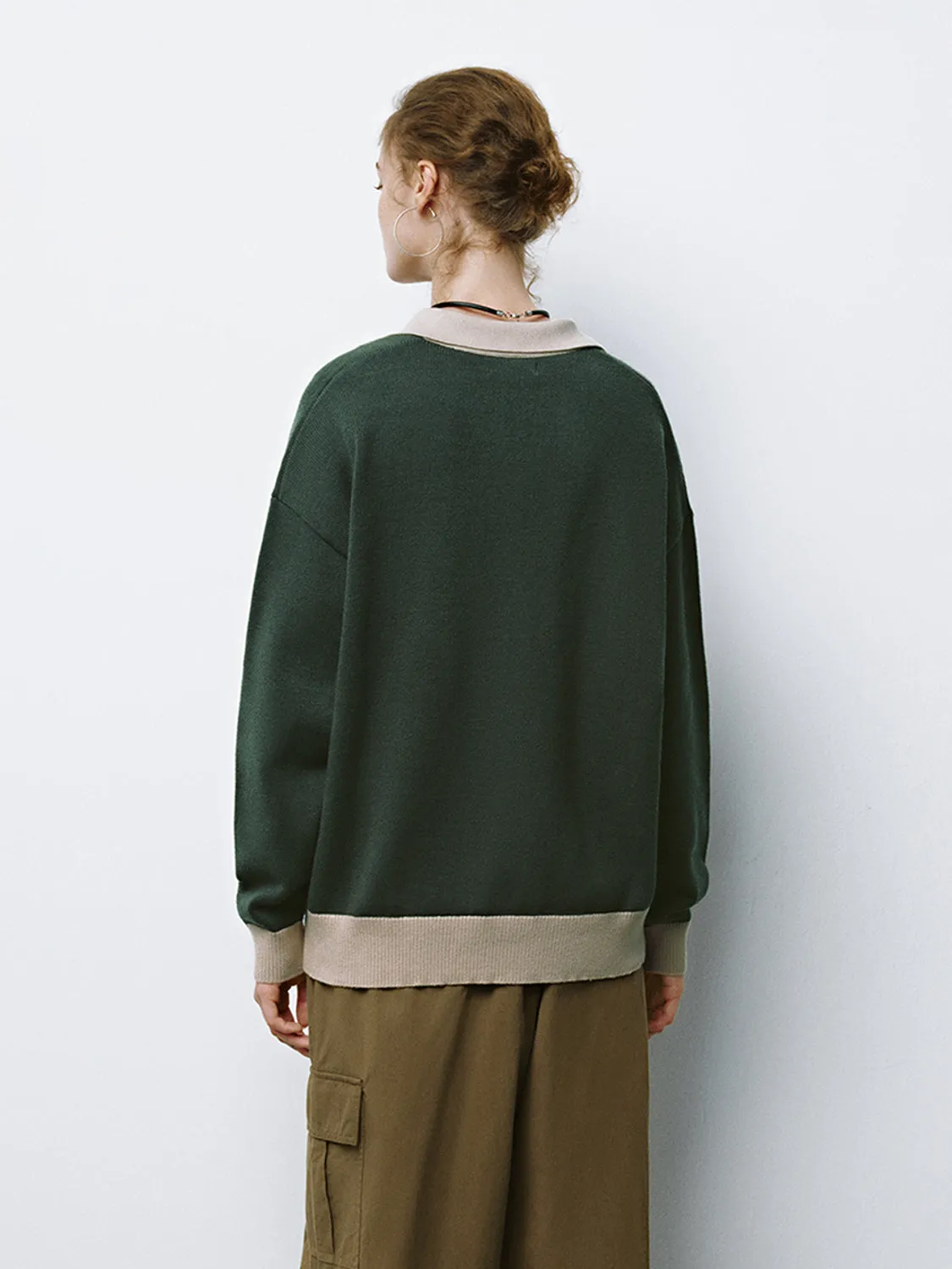 Dog Pattern Knitted T-Shirts sold by Urban Revivo product image thumbnail 2