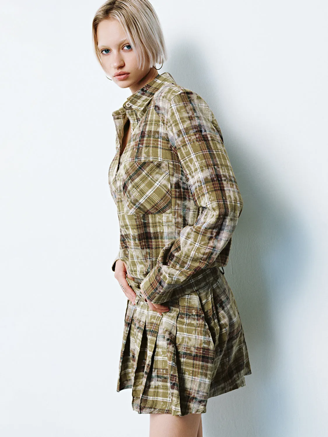 Plaid Straight Dresses sold by Urban Revivo product image thumbnail 4
