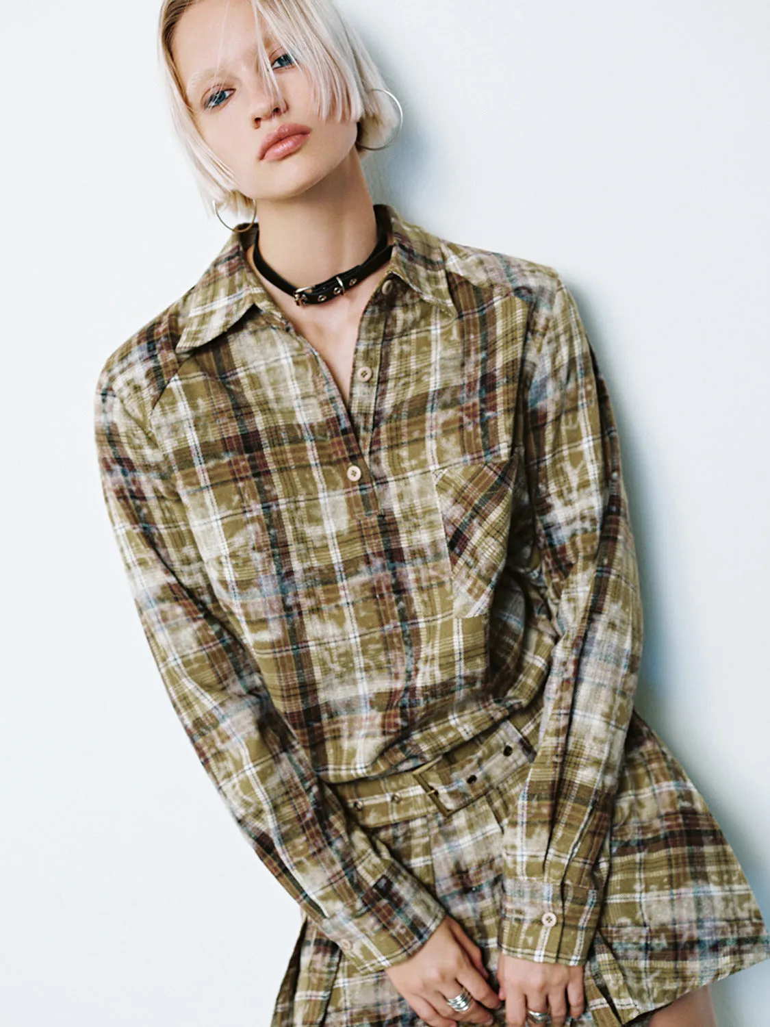 Plaid Straight Dresses sold by Urban Revivo product image thumbnail 3