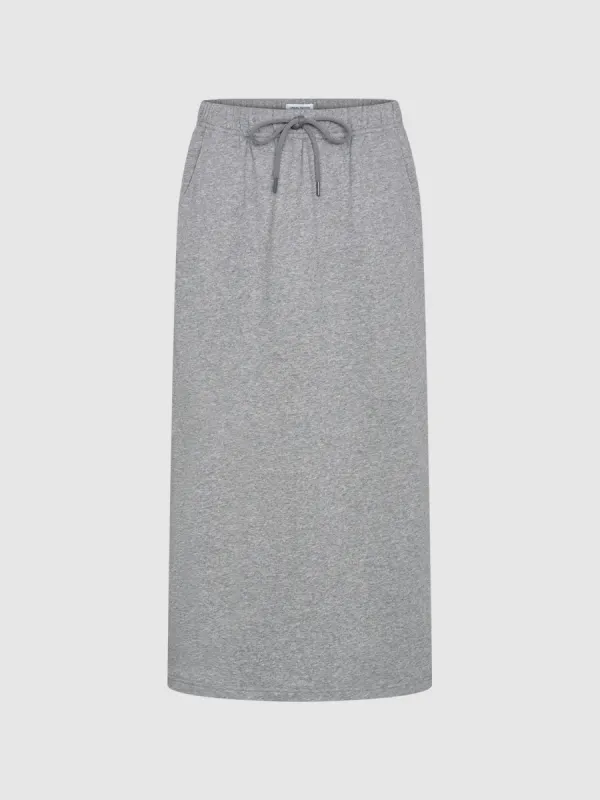 Drawstring Waist Loose A-Line Skirt sold by Urban Revivo