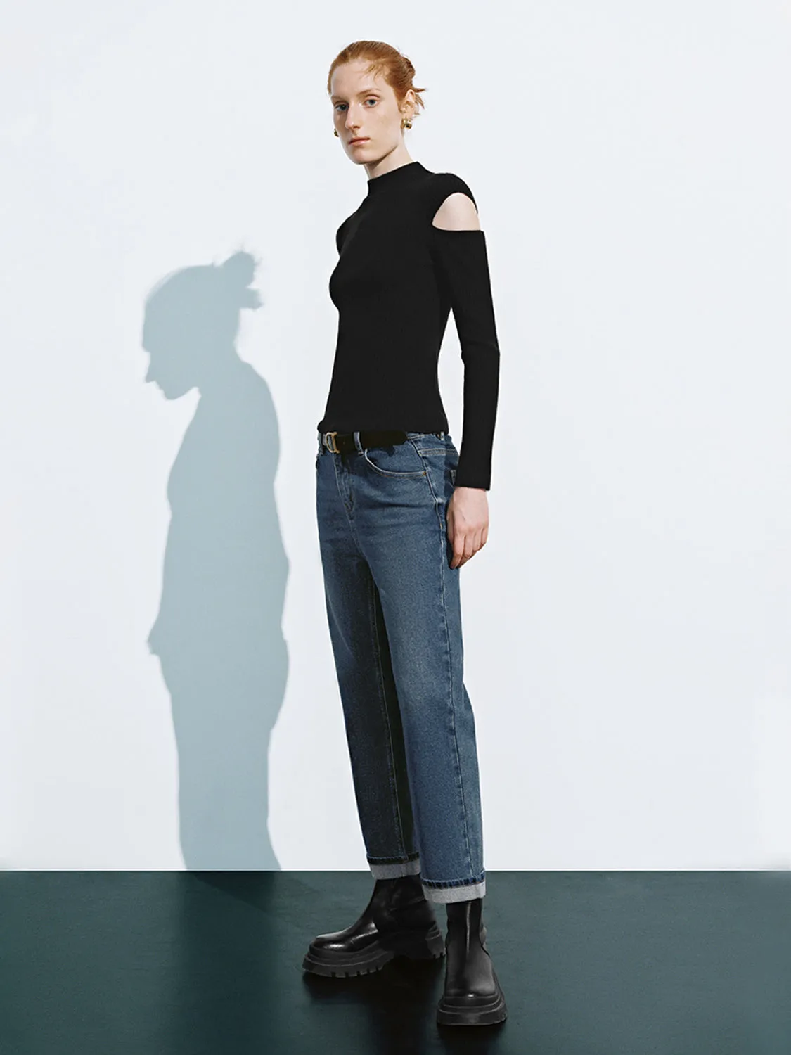 Skinny Knitted T-Shirts sold by Urban Revivo product image thumbnail 4