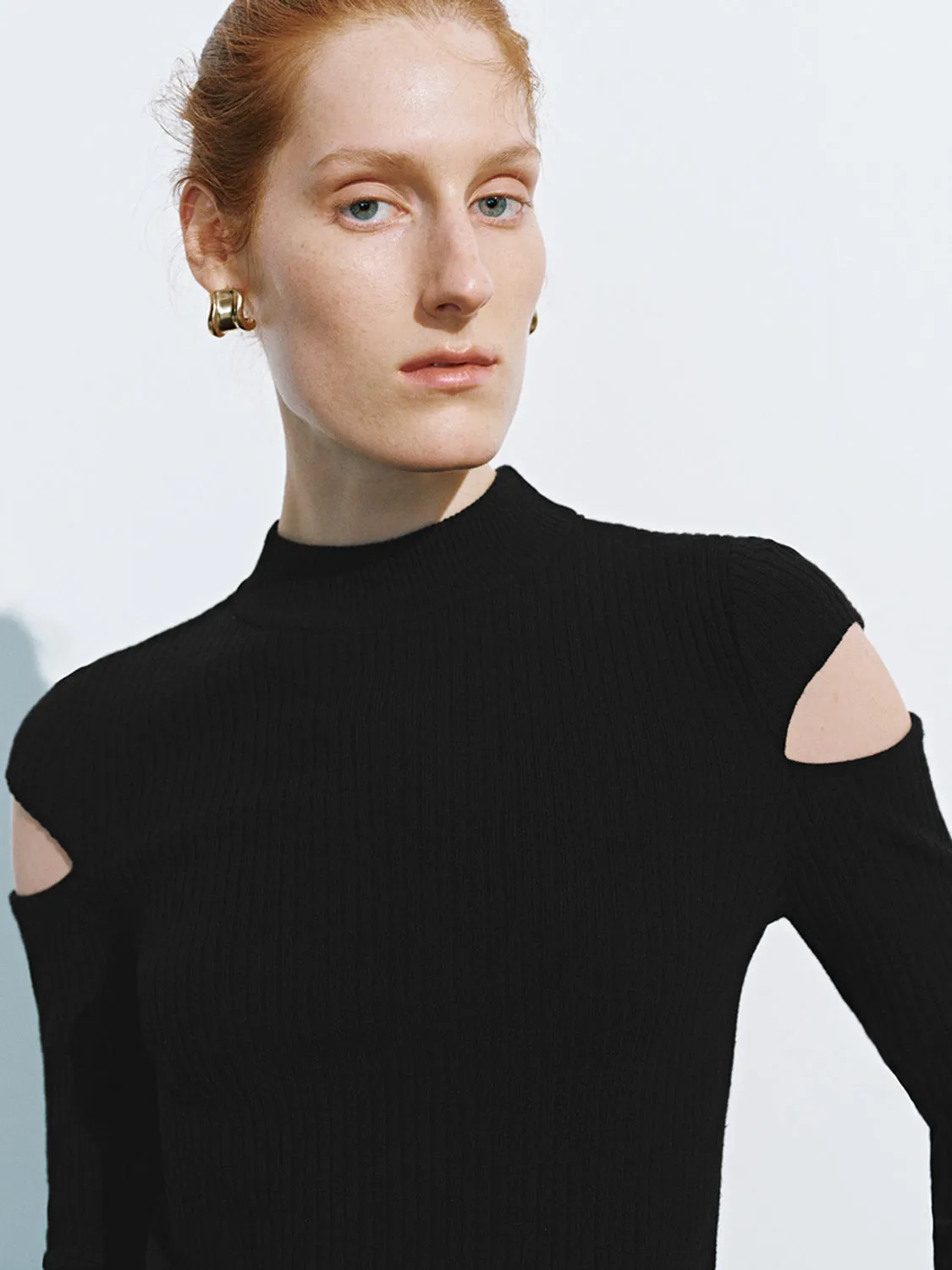 Skinny Knitted T-Shirts sold by Urban Revivo product image thumbnail 3