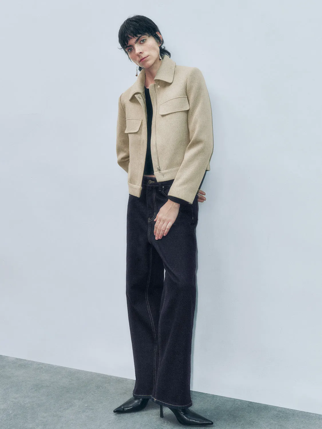 Shirt Collar Flap Pocket Jackets sold by Urban Revivo product image thumbnail 4