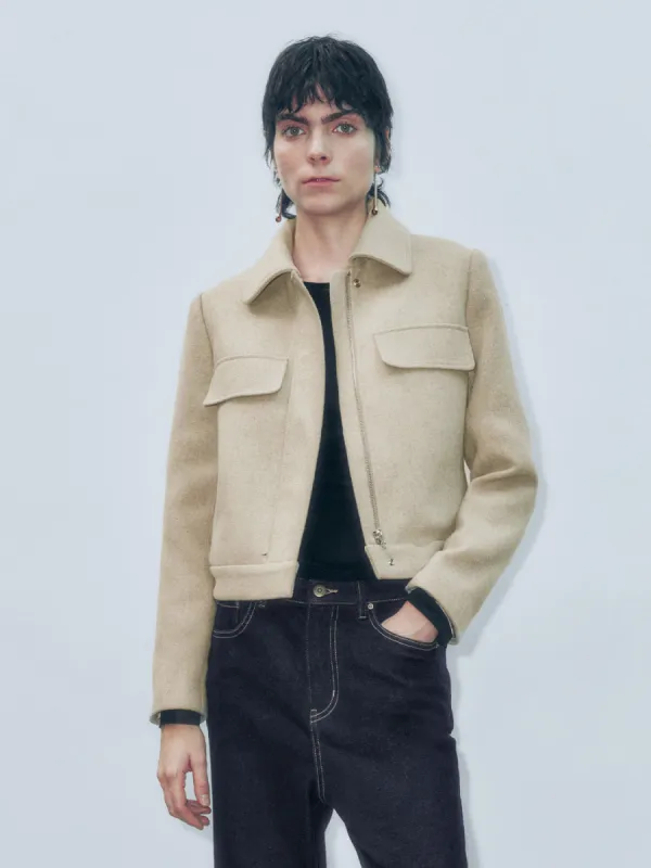 Shirt Collar Flap Pocket Jackets sold by Urban Revivo