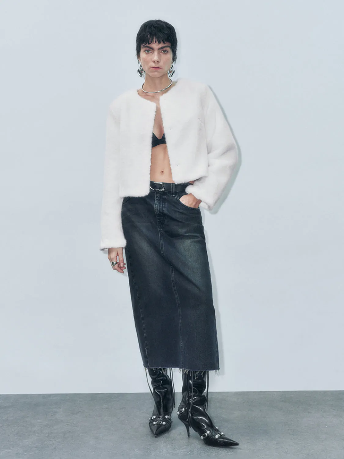 Regular Fur Coats sold by Urban Revivo product image thumbnail 4