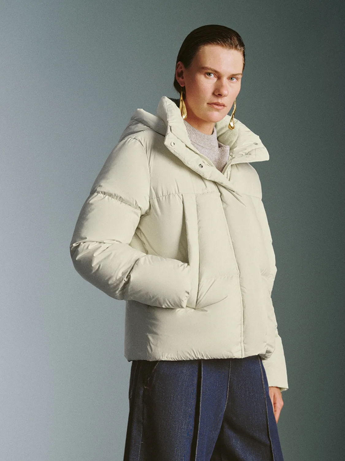 Loose Padded Down Outerwear sold by Urban Revivo