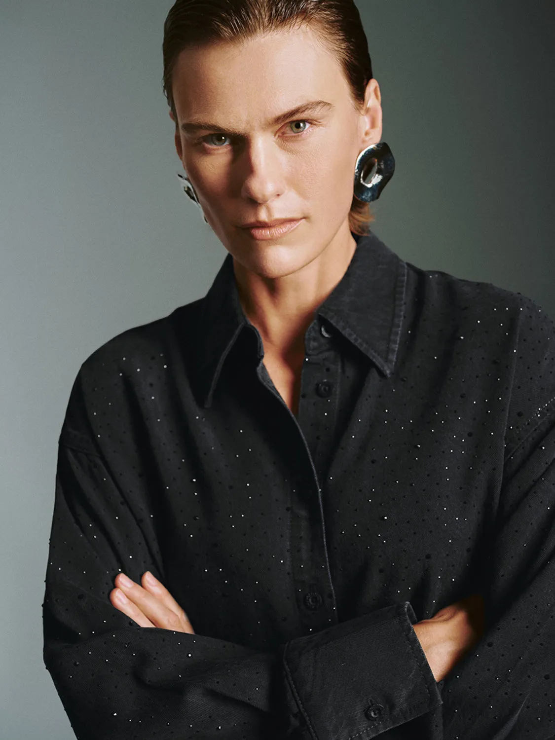 Button Up Denim Shirts sold by Urban Revivo product image thumbnail 3