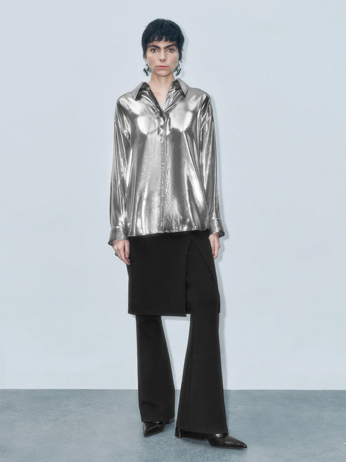 2 in 1 Regular Flare Pants sold by Urban Revivo product image thumbnail 5