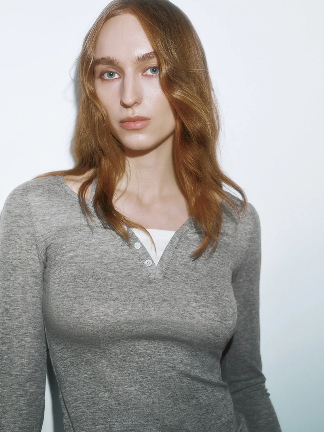 Skinny Long Sleeve T-Shirts sold by Urban Revivo product image thumbnail 5