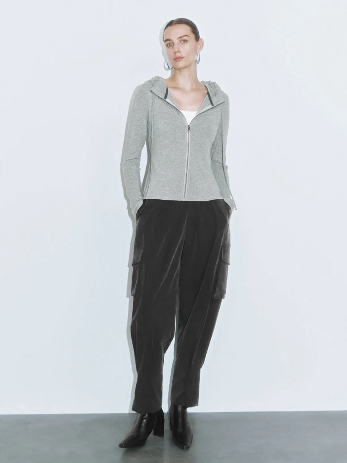 Skinny Zip Up Front Jackets sold by Urban Revivo product image thumbnail 4