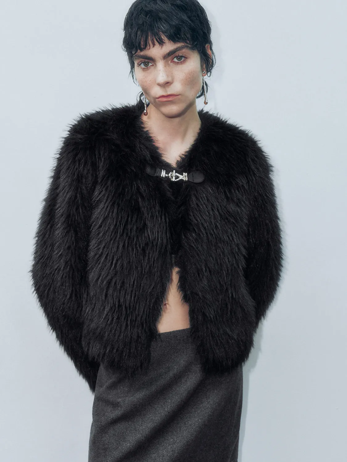 Vogue Fur Jackets sold by Urban Revivo product image thumbnail 3