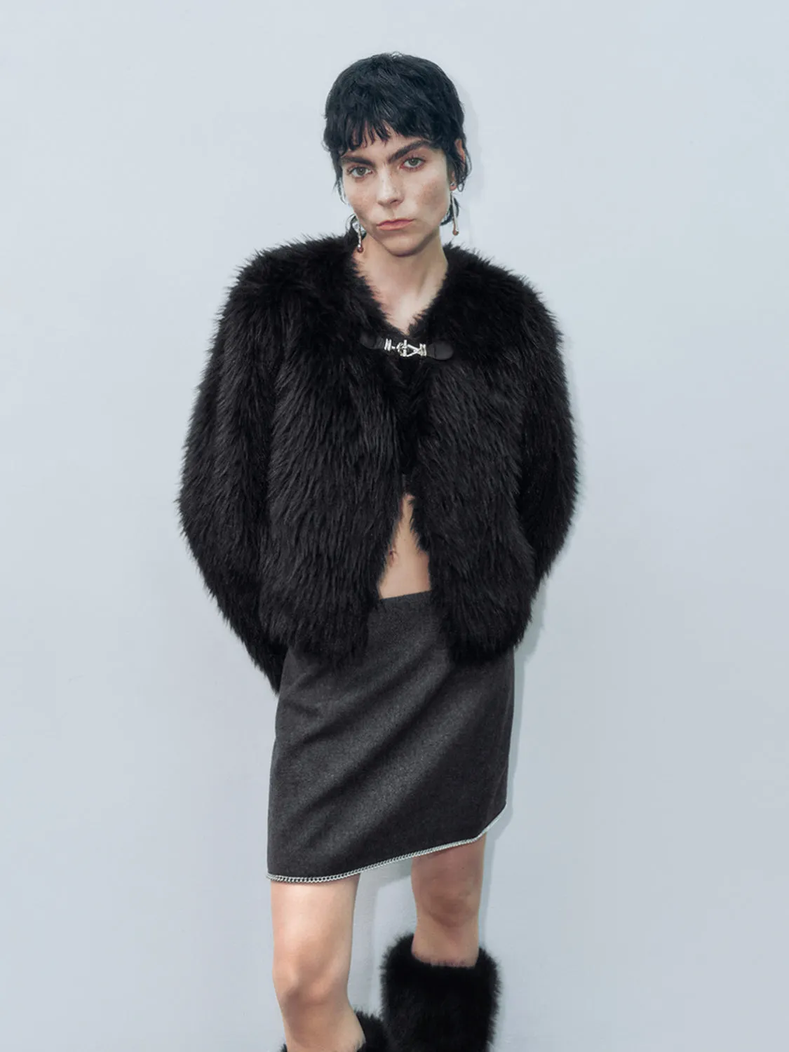 Vogue Fur Jackets sold by Urban Revivo