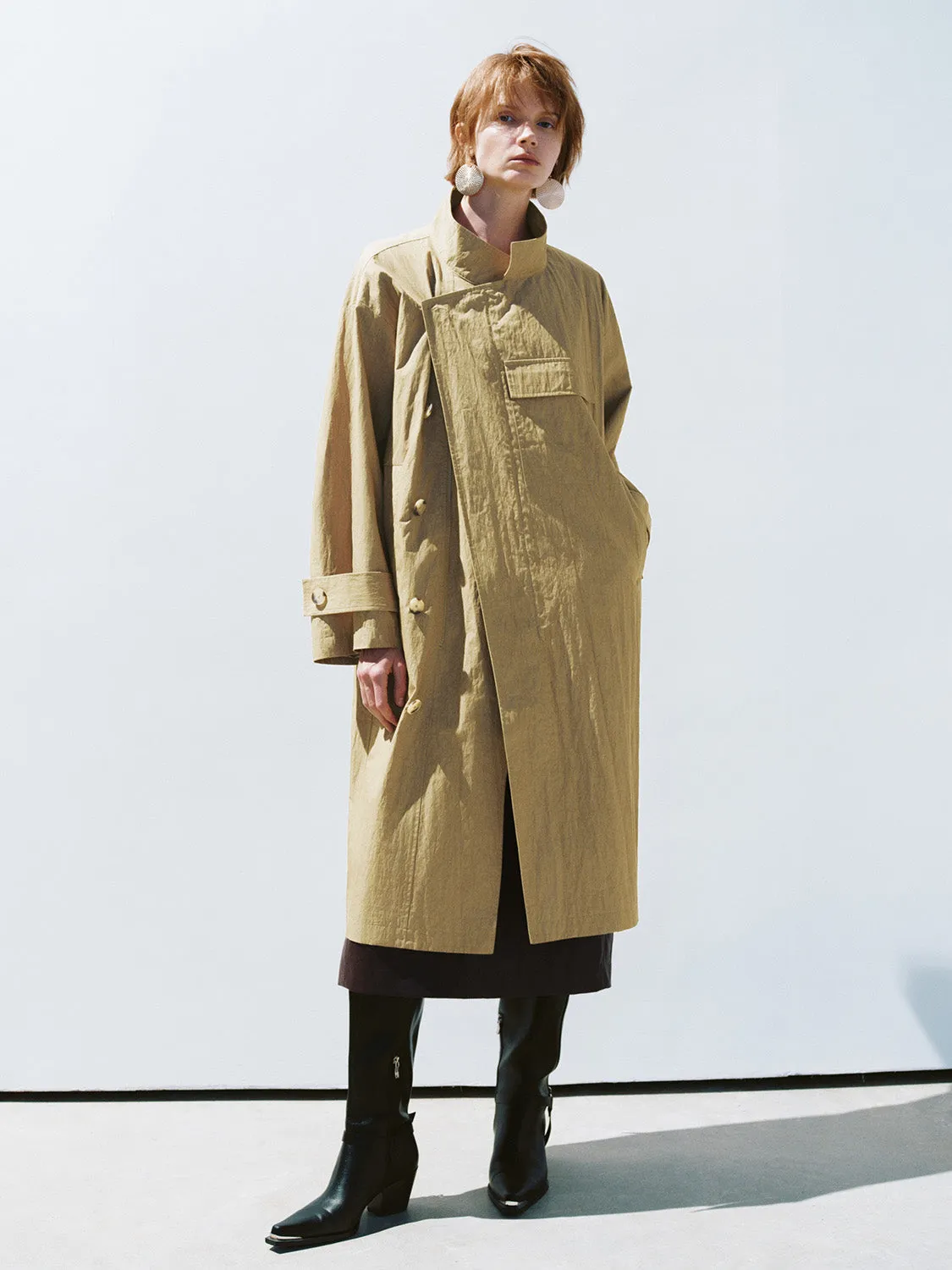 Loose Longline Trench Coats sold by Urban Revivo