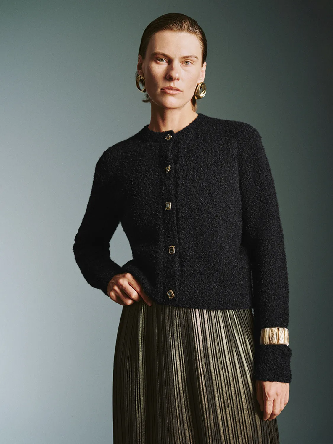 Cropped Knitted Cardigans sold by Urban Revivo