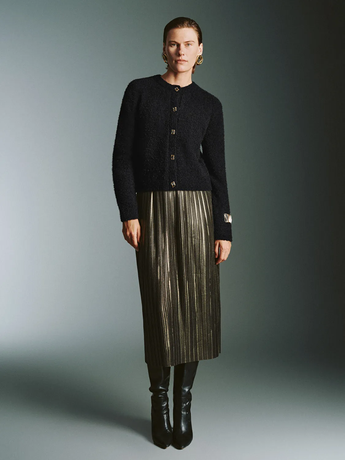 Cropped Knitted Cardigans sold by Urban Revivo product image thumbnail 4