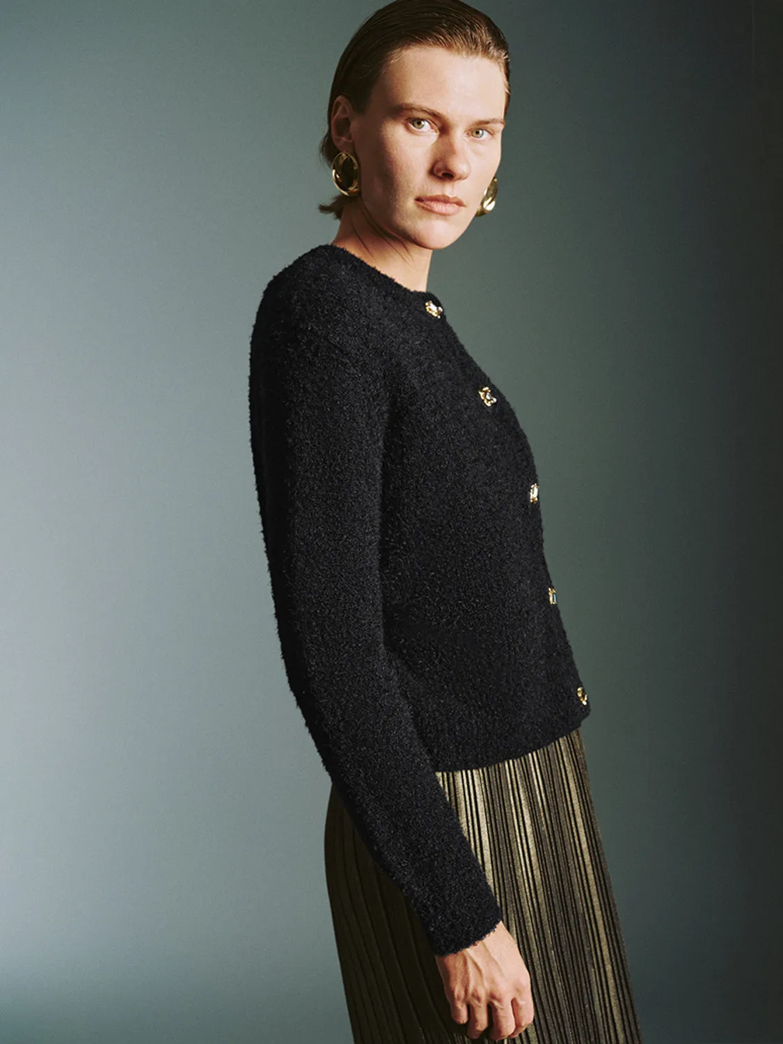 Cropped Knitted Cardigans sold by Urban Revivo product image thumbnail 5