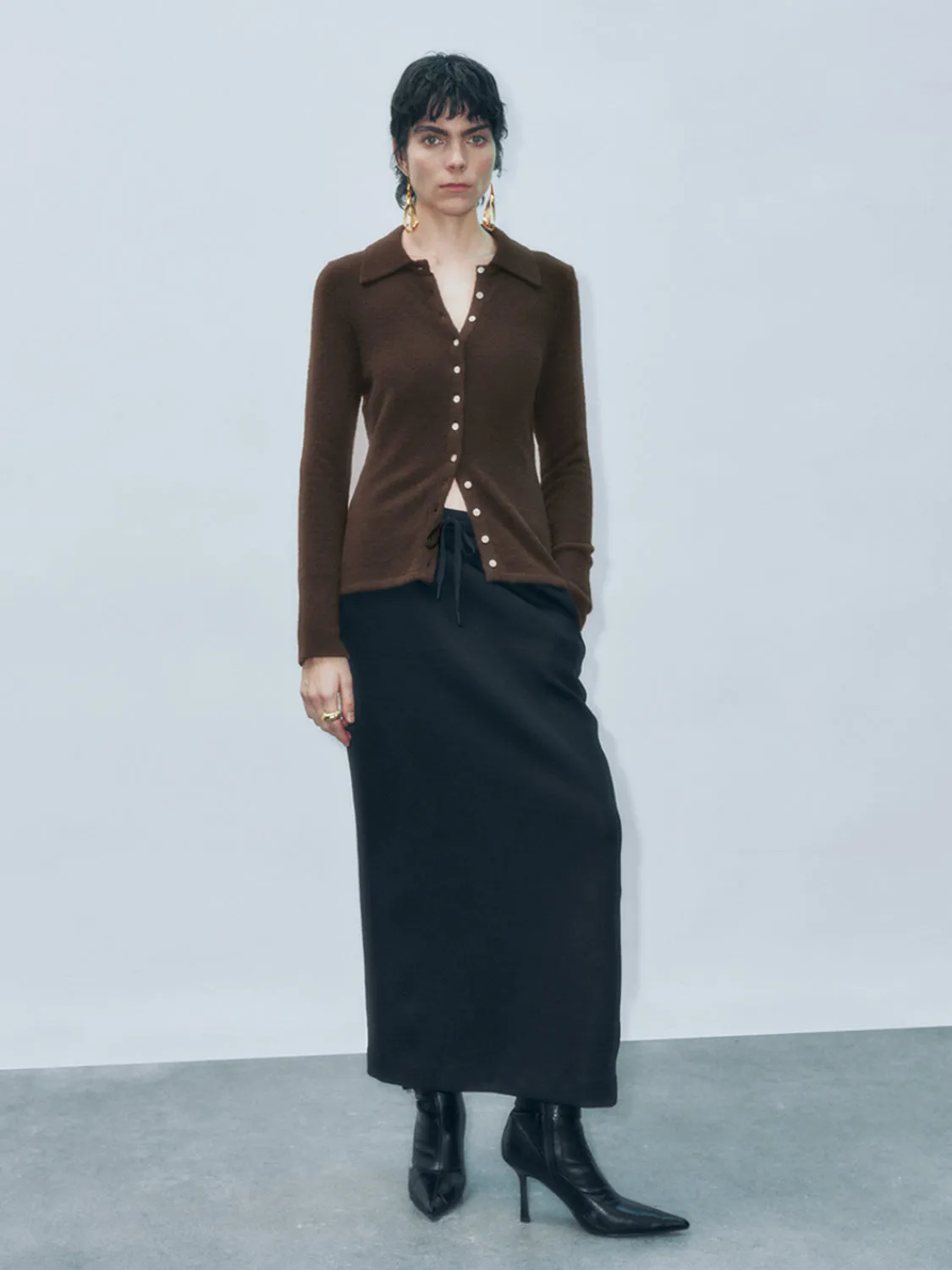 Button Up Knitted Cardigans sold by Urban Revivo product image thumbnail 4