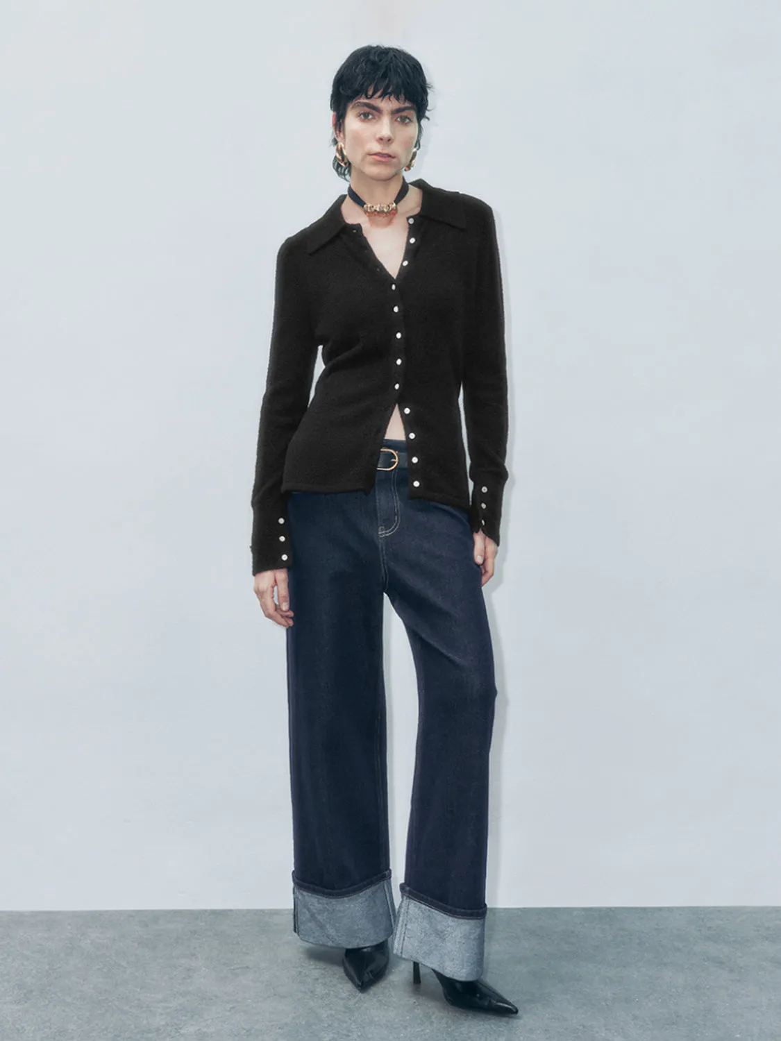 Skinny Knitted Cardigans sold by Urban Revivo product image thumbnail 4