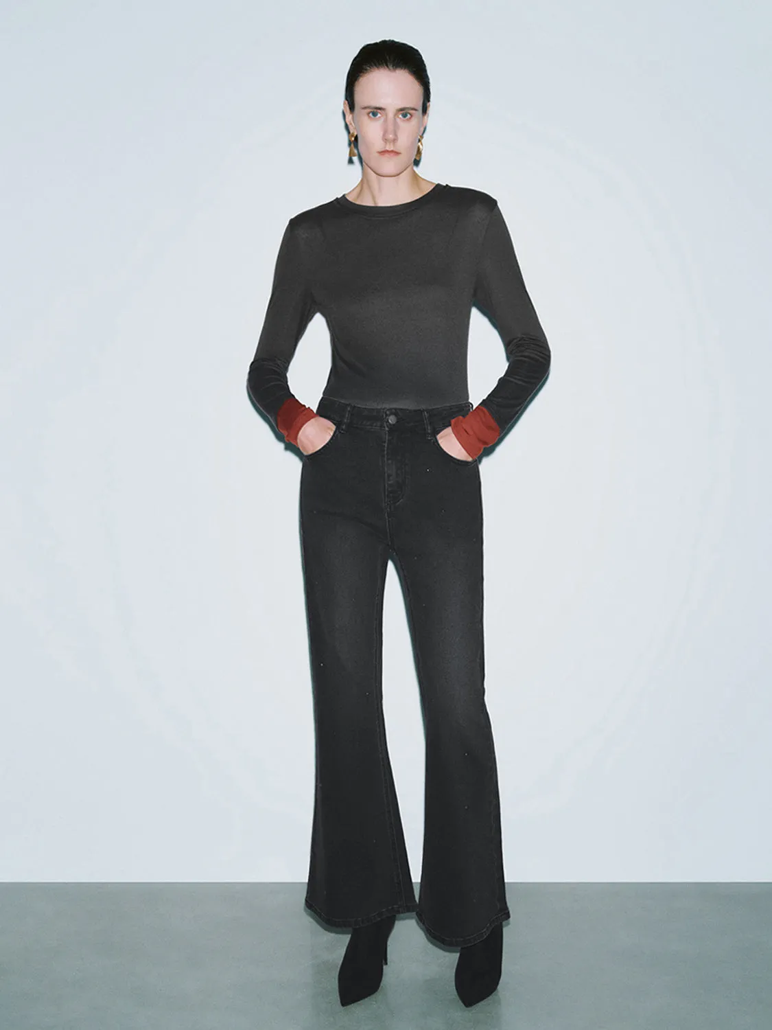 Skinny Knitted T-Shirts sold by Urban Revivo product image thumbnail 4