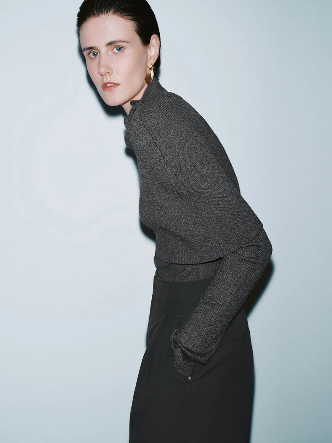 Skinny Knitted T-Shirts sold by Urban Revivo product image thumbnail 5