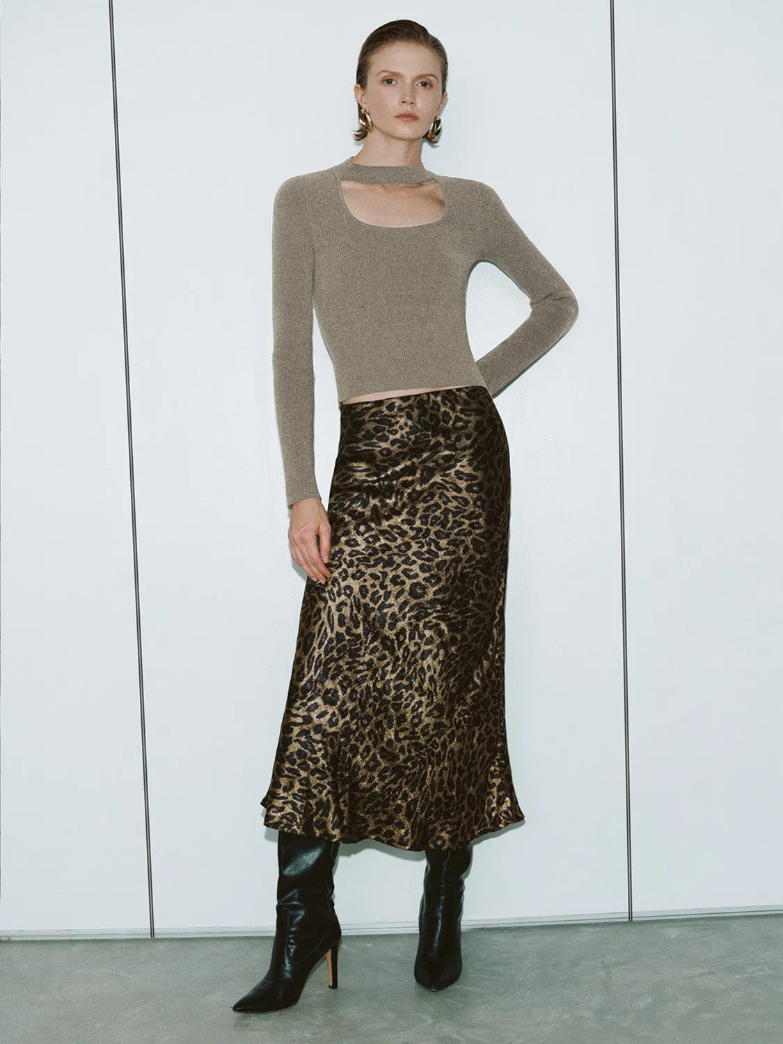 Leopard Printed Fishtail Skirts sold by Urban Revivo product image thumbnail 5