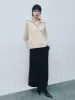 Bow Decor Straight Skirts sold by Urban Revivo