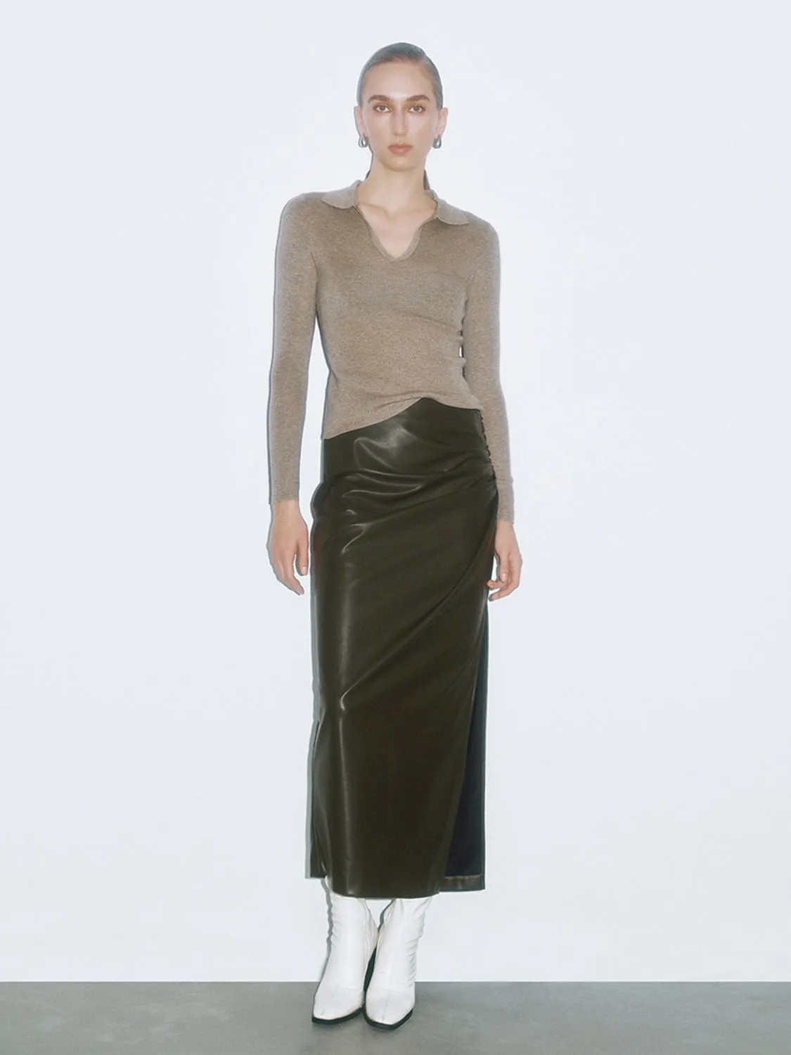 Split Hem Straight Skirts sold by Urban Revivo product image thumbnail 5