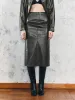 Leather A-Line Skirts sold by Urban Revivo