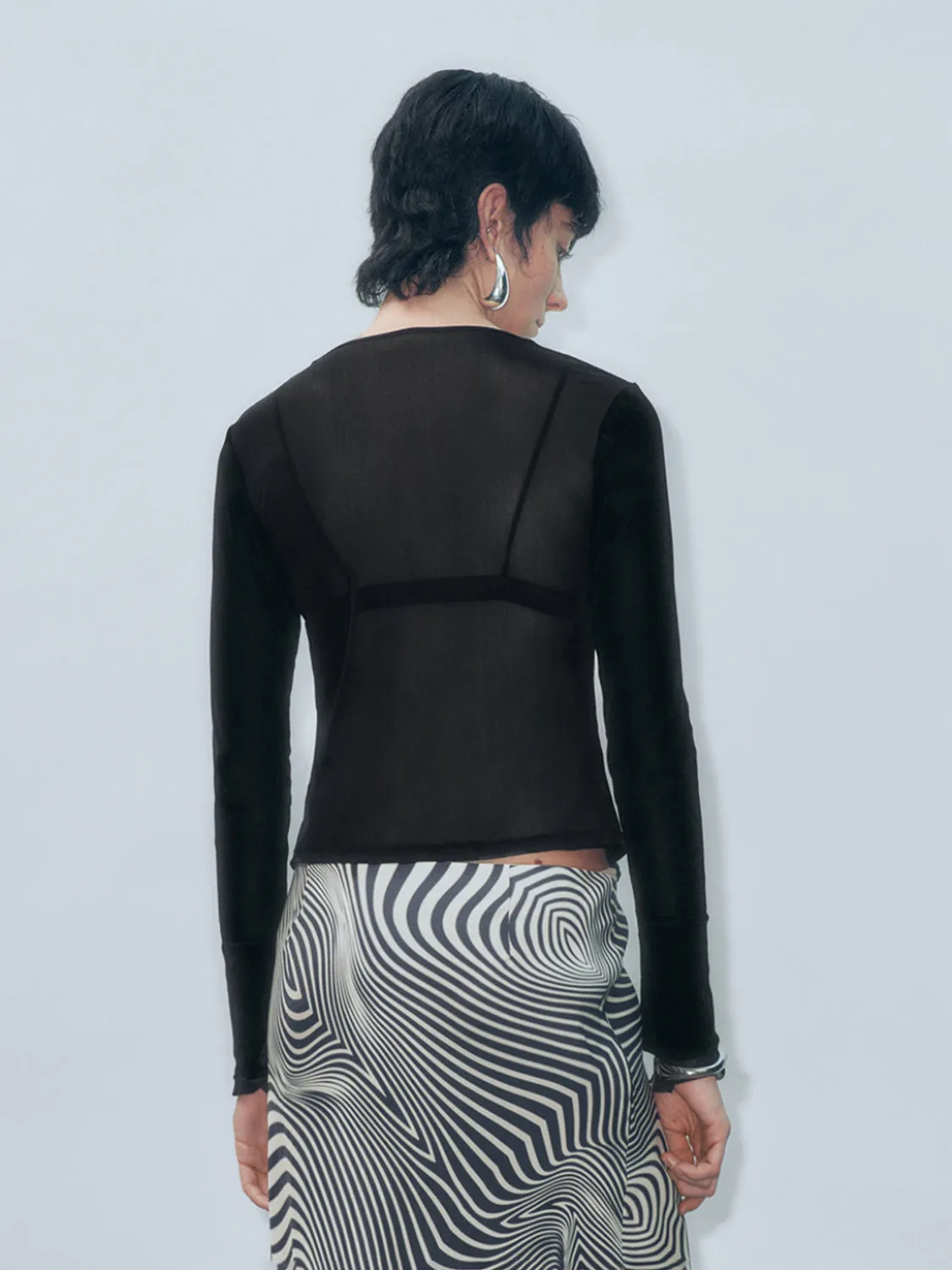 Skinny Long Sleeve T-Shirts sold by Urban Revivo product image thumbnail 2