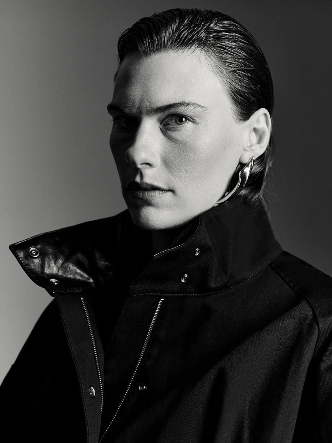 Cropped Zip Up Front Jackets sold by Urban Revivo product image thumbnail 3