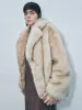 Notched Collar Fur Jackets sold by Urban Revivo