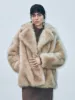 Notched Collar Fur Jackets sold by Urban Revivo