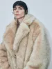 Notched Collar Fur Jackets sold by Urban Revivo