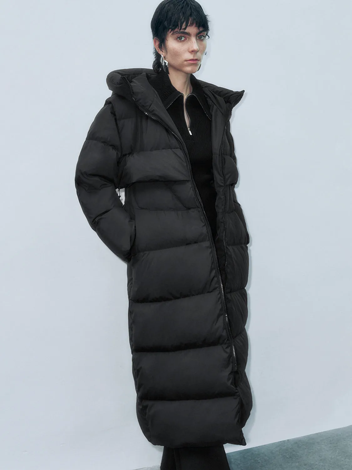 Padded Longline Down Outerwear sold by Urban Revivo product image thumbnail 4