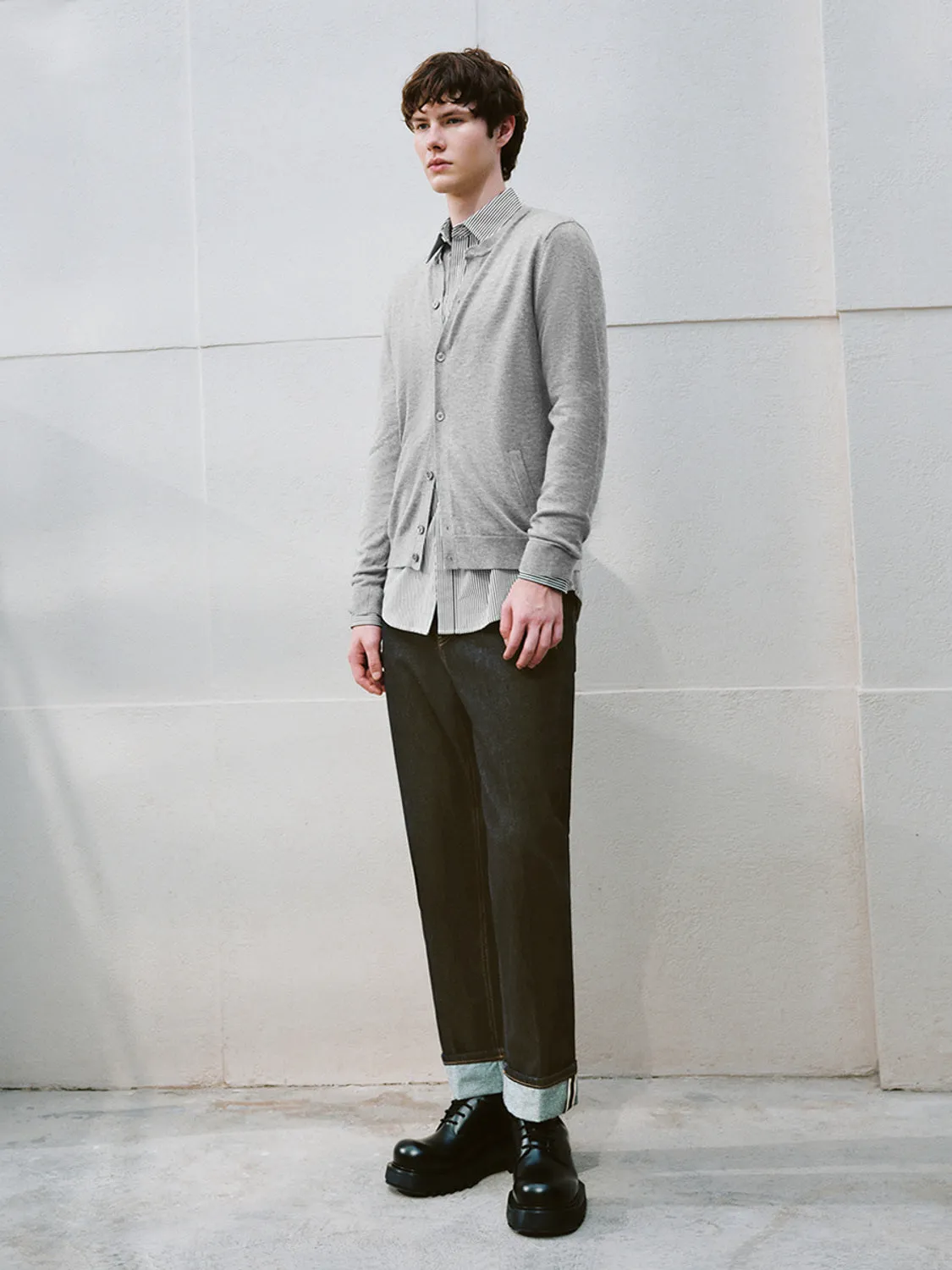 Turn-Up Denim Jeans sold by Urban Revivo product image thumbnail 5