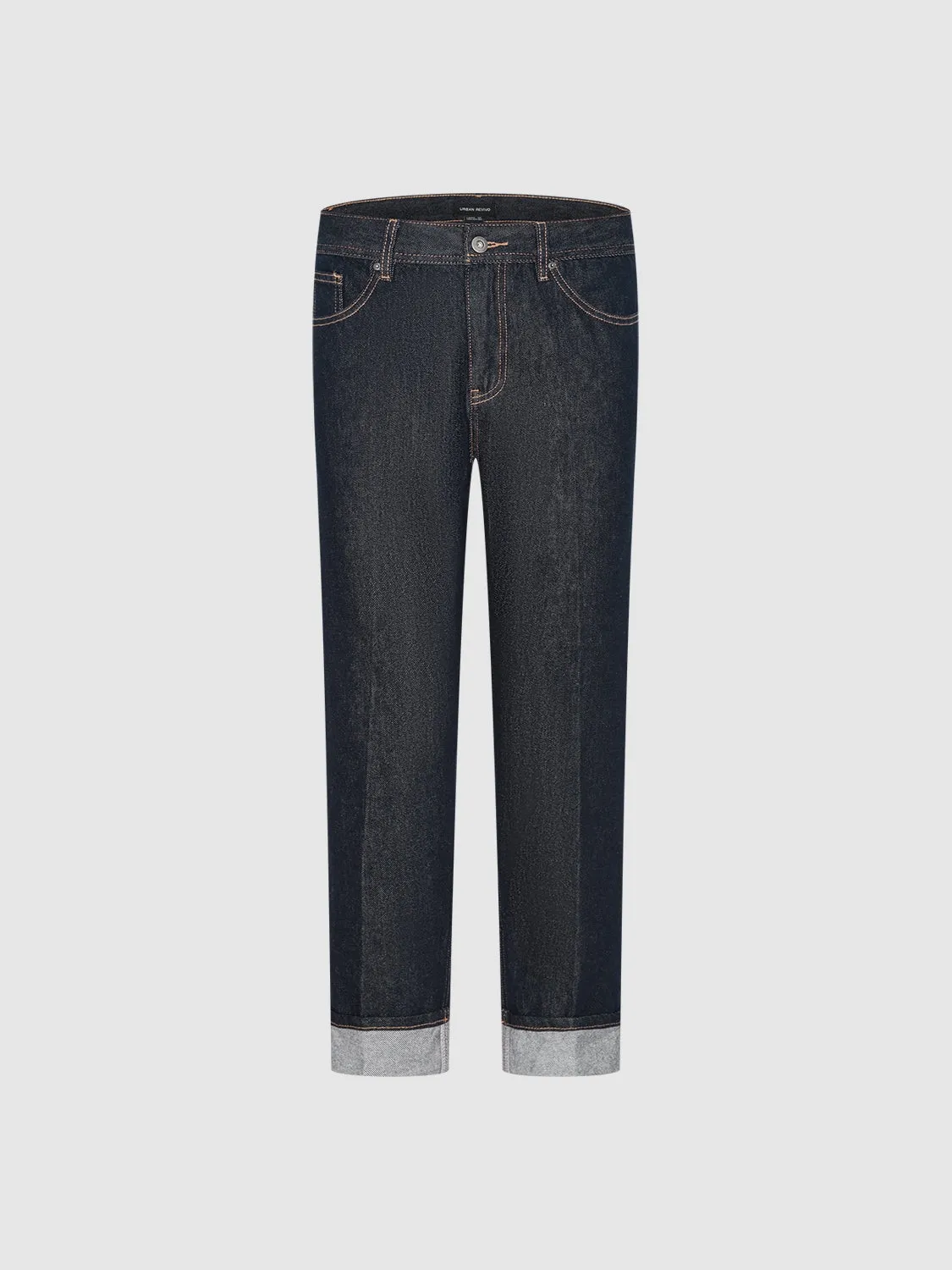 Turn-Up Denim Jeans sold by Urban Revivo