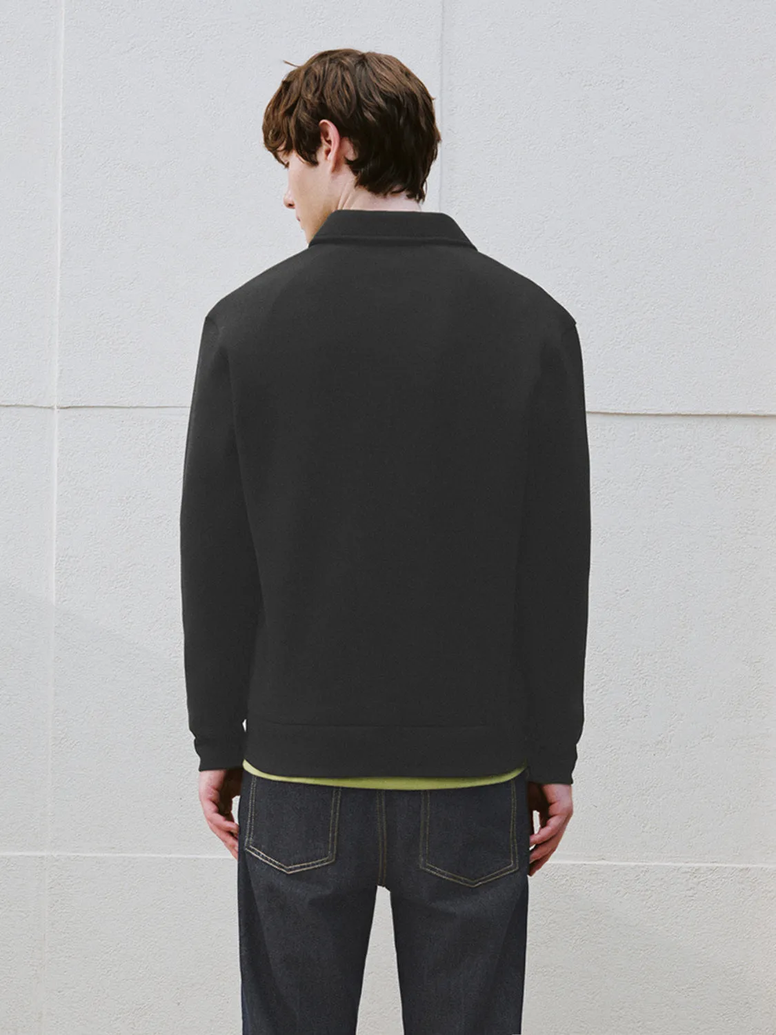 Lapel Regular Sweatshirts sold by Urban Revivo product image thumbnail 2