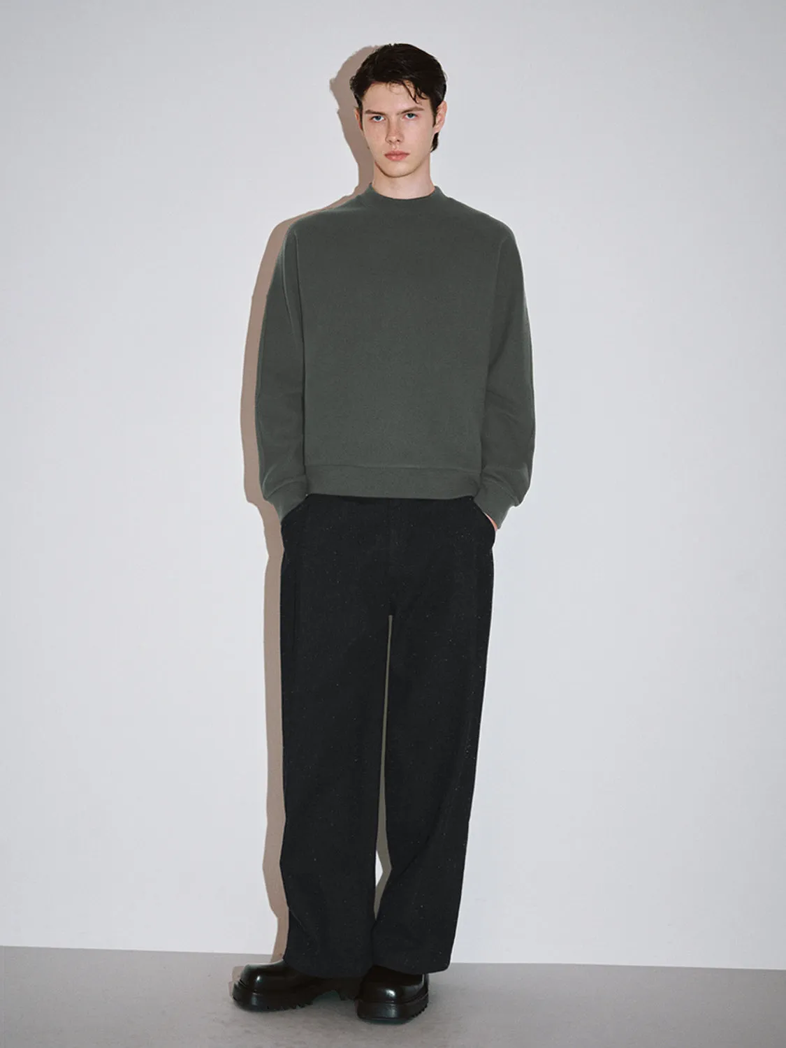 Crew Neck Sweatshirts sold by Urban Revivo product image thumbnail 4