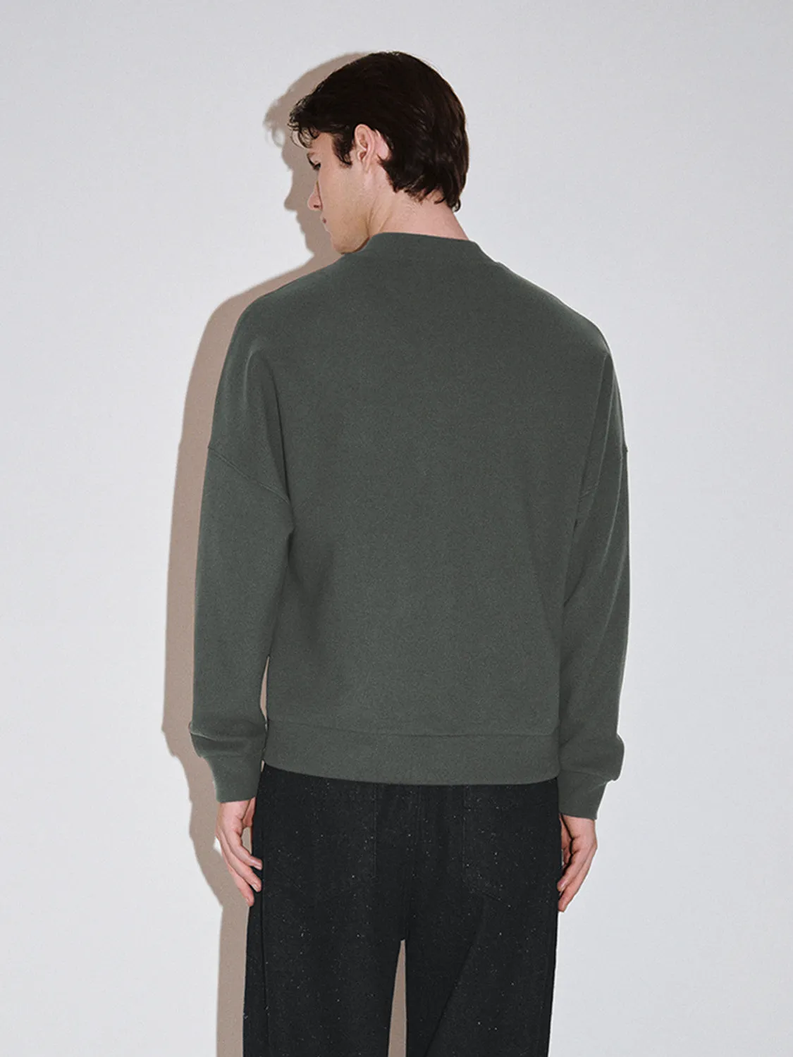 Crew Neck Sweatshirts sold by Urban Revivo product image thumbnail 2